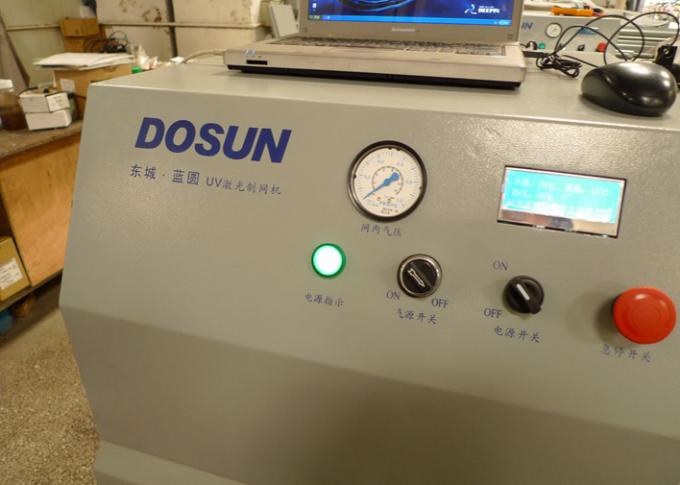 Голубой роторный UV гравировальный станок лазера, Engraver лазера тканья 360/720 DPI 3